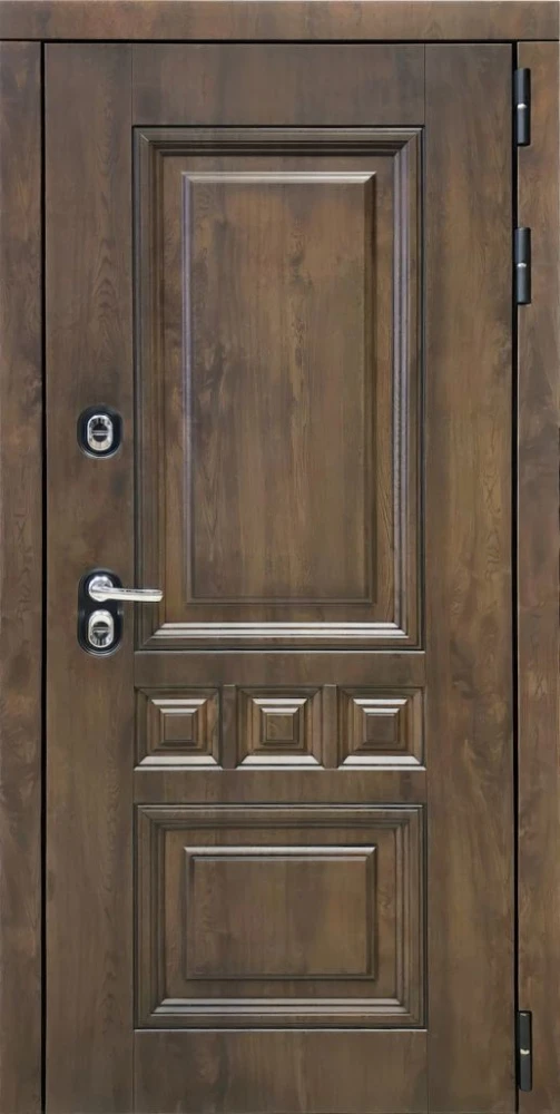 Входная дверь ДвериПРО Аура ФЛ-259 (10мм, Дуб с пилением) DPRO227622 внешняя сторона